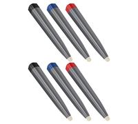 SEWACC 6pcs Interactive Stylus Pens for Digital Whiteboard Capacitive Touchscreen Writing Pens in Black, Red, Blue Teaching and Office Use Electronic Whiteboard Stylus Set