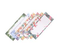 SEWACC 6pcs Magnetic Notepad for Fridge Small Lightweight Memo Pads with Smooth Writing Surface Decorative Patterns for Home and Office Organization for Grocery Lists and Weekly Planning