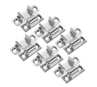SEWACC 6pcs Metal Door Catch Latch High Temperature Resistant Range Hood Panel Fasteners for Secure Glass Kitchen Appliances