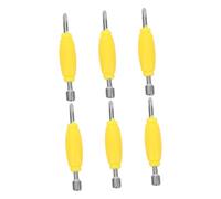 SEWACC 6Pcs Mini Fingerboard Repair Screwdriver Precision Dual Ended Tool for Easy Maintenance and Upgrades Durable Compact Carrying Case Included