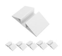 SEWACC 6pcs Pet Gate Triangle Reinforcement Grooves for Doorways and Stair Gates Chew-resistant Fittings Installation for Indoor Safety Barriers