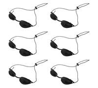 SEWACC 6pcs Reusable Protective Eye Goggles for Laser and IPL Treatments Soft Plastic Eye Shields for Beauty Therapy and Brow Washing Practical Sun Protectors for Women