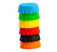 SEWACC 6pcs Silicone Reptile Feeding Bowls Wide Rim Shallow Water Dish for Lizards Turtles Terrarium Tank Accessories Small Pet Feeding Cups Random Color