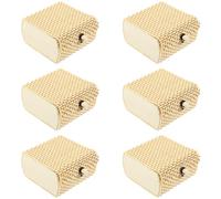 SEWACC 6pcs Small Jewelry Storage Boxes Set Vintage Style Space-saving Wear-resistant Plastic Treasure Boxes for Home Use and Dressing Table Organisers