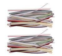 SEWACC 78pcs Bookbinding Headbands Cotton Binding Cloth for Beginners Elastic Endbands Tape for Book Repair Decoration Supplies for Journals Photo Albums Home Office Use