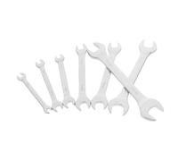 SEWACC 7pcs High Carbon Steel Double Head Wrench Set Versatile Open End Repair Tools for Auto Maintenance and DIY Projects Durable and User Friendly Design for Mechanics and Enthusiasts