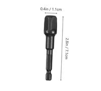 SEWACC 7pcs Impact Socket Adapter Set Cordless Drill Conversion Steel Conversion Adapters with Spring Loaded Detent Ball for Power Drivers and Wrenches