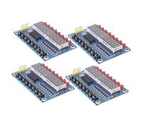 SEWACC 8-Key TM1638 Display Module with 8-Digit LED for Microcontroller 4pcs DIY Accessory Compatible with AVR Projects