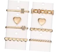 SEWACC 8 Pcs Watch Strap Decoration Rings Charms for Smartwatch Bands Stylish and Durable Watchband Accessories Compatible with Various Watch Straps for Everyday and Fashion Use