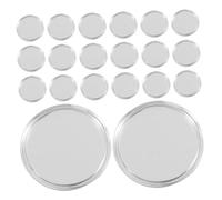 SEWACC 80pcs Transparent Coin Capsules with Sturdy Plastic Round Storage Box Clear Mini Coin Holders for Collectors Easy-Open for Display and Organization