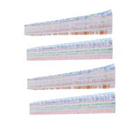 SEWACC 840Pcs Clear Star Paper Strips Origami Kit Glow The Dark Handcraft Paper for DIY Lucky Star Folding Romantic Decoration for Holiday Crafts