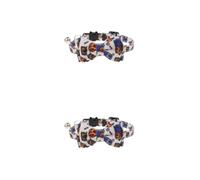 SEWACC 8pcs Adjustable Halloween Cat Bow Tie Collars with Bell Scary Style Pet Accessories for Kittens Breakaway Safety Buckle Cute Owl and Pumpkin Design