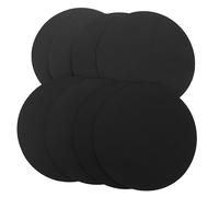 SEWACC 8Pcs Black Mandala Round Cardboard Drawing Boards Diameter Durable Dotting Panels for Mandala Art Craft Projects and Decoration