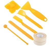 SEWACC 8pcs Caulking Tools Set with Caulking Spatula and Caulk Scraper, Tile Gaps Sealing and Grout Finishing Kit for Kitchen and Bathroom Floor Renovation