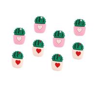 SEWACC 8pcs Data Cable Protectors of Fun Cactus Shaped Cord Protectors for Home