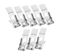 SEWACC 8pcs Metal Recessed Light Clips for Downlight Panel Lamps Durable Spring Retaining Clips for Ceiling Spotlights and Hallway Lighting Fixtures