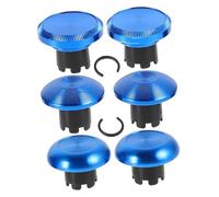 SEWACC 8pcs Metal Replacement Thumbstick Caps for Edge Elite Controller High Low Adjustable Gaming Buttons Sturdy Metal Accessories for Enhanced Control and Performance