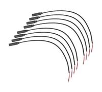 SEWACC 8Pcs Mono Female Jack to Bare Wire Audio Cables Durable Tangle Earphone Cord Replacement for Headphone Microphone Speaker Repair Broad Compatibility for Home and Outdoor Use