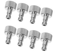 SEWACC 8pcs Quick Release Airbrush Coupling Adapter Kit Female Threaded Hose Connector for DIY Craft Projects Portable Lightweight Replacement Fittings Use
