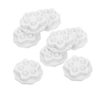 SEWACC 8pcs Self Adhesive Swivel Castor Wheels Rotating Appliance Rollers for Furniture Kitchen Trash Bins Coffee Makers Durable Nylon Adhesive Sliders for Easy Mobility and Organization