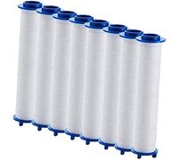 SEWACC 8Pcs Shower Head Filter Replacement with Cotton High Pressure Sprinkler Filters for Home and Hotel Use Dust and Sediment Water Accessory Durable Household Shower