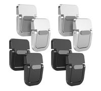 SEWACC 8pcs Zinc Alloy Invisible Mini Laptop Keyboard Stand Riser Self-Adhesive Portable Keyboard Elevator for Desk Ergonomic Tilt Small Notebook Support Feet