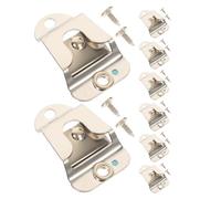 SEWACC 8sets Microphone Hook Cb Radio Mic Hanger Microphone Bracket for Truck Car Stereo Systems Secure Mic Attachment Holder