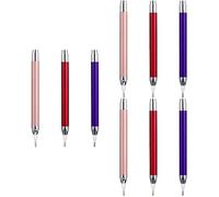 SEWACC 9 Pcs Luminous Point Drilling Pen Luminous Drill Pen Point DIY DIY Handicraft s Metal Embroidery Painting Light Sticky Diamond Tool