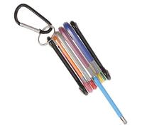 SEWACC 9pcs Folding Allen Key Set Hex Wrenches Multi-Color Compact Bike Repair Furniture Assembly Tool Kit for Home Maintenance