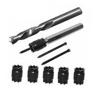 SEWACC 9pcs Welder Drill Tool Set for Efficient DIY Welding Operations Durable Shank Design for Easy Replacement and Reliable Performance