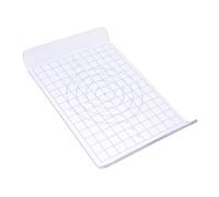 SEWACC Acrylic Clay Pressing Board Manual Pressure Plate for Sculpting and Pottery DIY Craft Tool with Polished Corners Lightweight Portable for Air Dry and Polymer Clay Modeling
