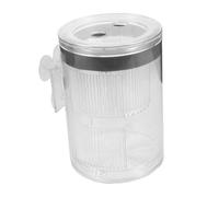 SEWACC Acrylic Floating Fish Tank Breeding Box with Water Flow for Clownfish Guppy Shrimp Isolation and Fish Incubator Hatchery Separator for Saltwater Aquariums