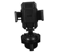 SEWACC Adjustable Automobile Water Cup Phone Bracket Rotatable Mobile Stand Holder with Buckle Structure Quick Install Compatible with Phones Black