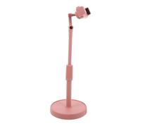 SEWACC Adjustable Desktop Mobile Phone Stand Selfie Bracket with Extendable Arm 360° Rotating Cellphone Holder for Video Recording Live Streaming in Cherry Blossom Pink