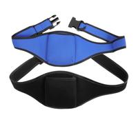 SEWACC Adjustable Microphone Belt Pouch and Unrestricted Enjoyment 2pcs with Neoprene Material Enhances Session Effectiveness for Fitness Enthusiasts and Trainers During Aerobics
