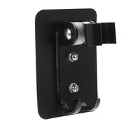 SEWACC Adjustable Shower Head Holder Bracket Rotatable Handheld Sprinkler Fixing Base Wall Mounted Black Space Aluminum Anti-Rust for Bathroom