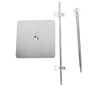 SEWACC Adjustable T Shaped Poster Stand with Clip for Desktop and Tabletop Use Stable Banner Display Holder for Indoor Outdoor Stores Flexible Metal Advertising Sign Display
