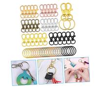 SEWACC Alloy Keychain Lobster Clasps for DIY Bag Accessories Swivel Clasps with Strong Wear Resistance for Key Rings Bracelets and Craft Projects
