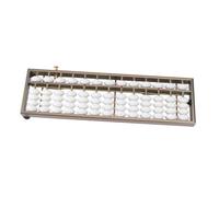 SEWACC Aluminum Alloy Abacus Educational for Brain Development and Math Learning for Students and Accountants Safe and Practical Chinese Caculating Tool