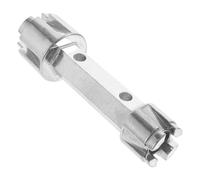 SEWACC Aluminum Alloy Basin Wrench for Bathroom Sink Trap Plumbing Multipurpose Tap Socket Tool for Tight Spaces Easy Operation Sink Drain Remover Compatible with Bathtub Drains