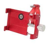 SEWACC Aluminum Motorcycle Phone Stand with Rotation Handlebar Mount for Scooter and Electric Bike Weather-resistant Navigation Holder with Secure Grip for High-speed Riding and Use