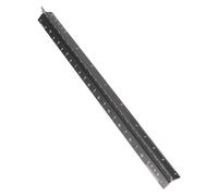 SEWACC Aluminum Triangular Architectural Scale Ruler with Imperial Measurements Professional Engineer Drafting Tool for Accurate Blueprint Civil Engineering and Architectural Design