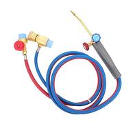 SEWACC American Miniature Oxygen Soldering Torch with Flexible Pipe Ergonomic Grip Micro Gas Welding Kit for Jewelry Electronics and Precision Brazing