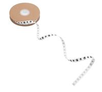 SEWACC Animal Paw Pattern Ribbon 1cm White 20-Yard Roll, Fabric Craft Ribbon with Paw Edge for Sewing, Hat Making, Wrapping, and Pet-Themed Decorations in UK