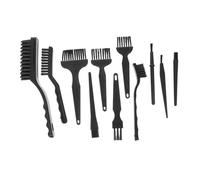 SEWACC Anti-static Cleaning Brush Set Portable Electrostatic Dust Remover for Cleaning Fine Gaps and Electronic Devices 11pcs with Pa and Pp Material for Computer Keyboard and Laptop
