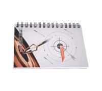 SEWACC Archery Score Book Spiral Bound Tracker for Coaches and Practice | White Paper with ABS Cover, Stat Trend Tracking, Target Archery Range Use, Compound Bows and Faces