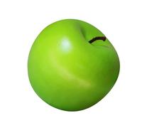 SEWACC Artificial Green Apples, 3. 15 Inch Realistic Fake Foam Fruit Display Decorations for Home, Wedding, Restaurants, Photography, Stage Props, 1pc