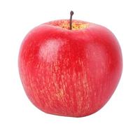 SEWACC Artificial Red Apples, 3. 15 Inch Realistic Fake Foam Fruit Display Decorations for Home, Wedding, Restaurants, Photography, Stage Props, 1pc