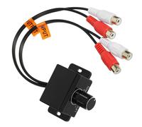 SEWACC Audio Volume Controller Bass Knob for Car Amplifier Seamless Integration with Sl esign in Black for Car Audio System