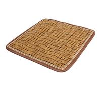 SEWACC Bamboo Mat Cooling Sofa Mat 50 * 50cm Breathable Dry Cool Feeling Non-skid Backing for Hot Summer Days Home Sofa Random Color